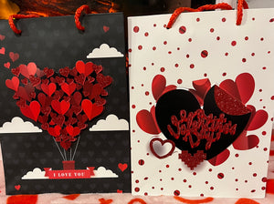 3D Heart Gift Bags