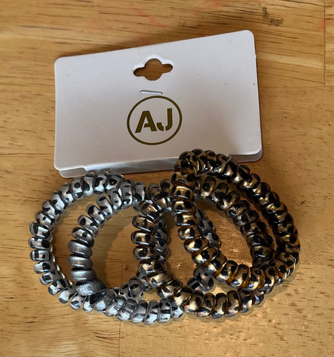 AJ Hair Coils- Leopard Multi- 4 Pack