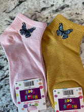 Load image into Gallery viewer, Butterfly Anklet Sock