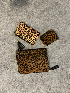 Medium Leopard Clutch