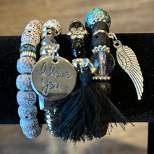 Load image into Gallery viewer, Love You Angel Wing Multi Bracelets