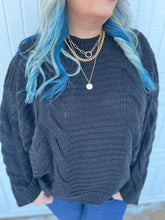 Load image into Gallery viewer, Bronx Black Sweater