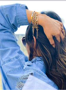 WLM Chain Bracelet Stack