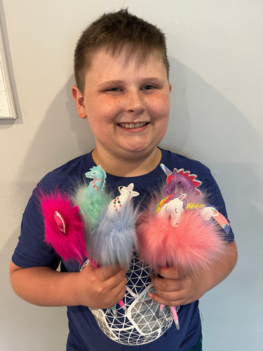 Fuzzy Pom Pens