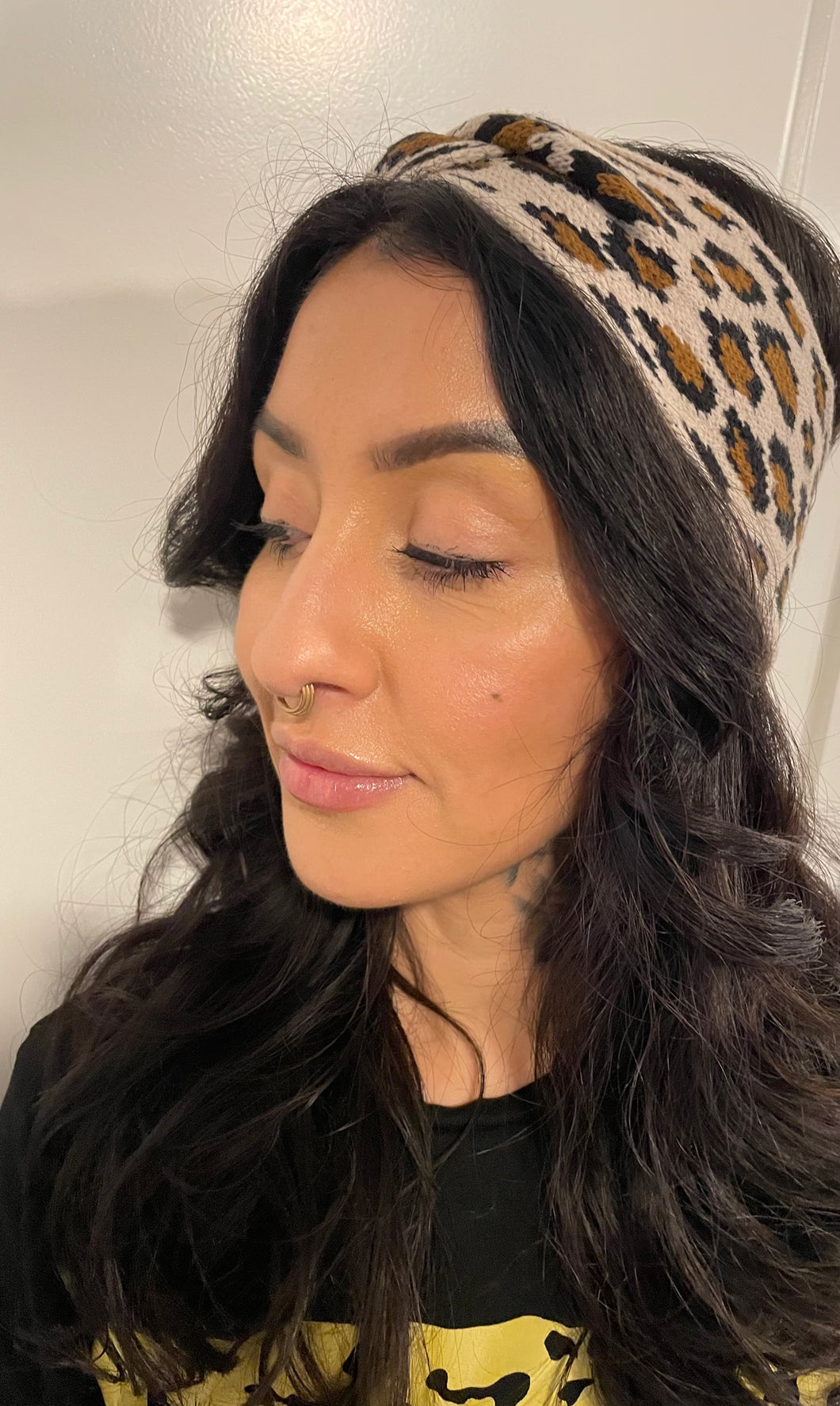 Winter Leopard Headbands