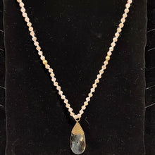 Load image into Gallery viewer, Long Pink Beaded Necklace