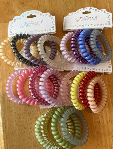 Princess Hair Coils- Set of 4