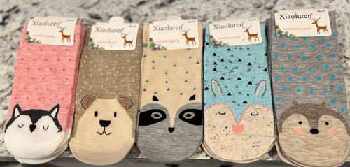 Animal Toe Socks