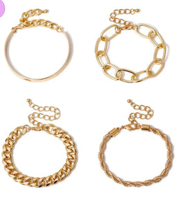 WLM Chain Bracelet Stack