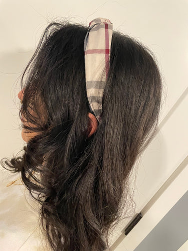 Check Inspired Headband