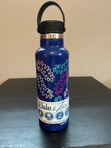 Blue Elise & Zoey Thermos