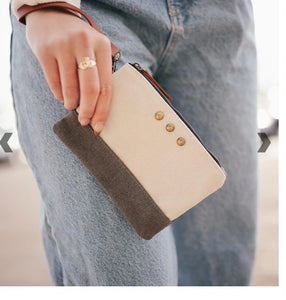 Sadie Two Tone Wristlet