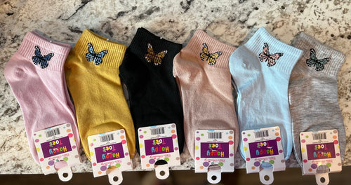 Butterfly Anklet Sock