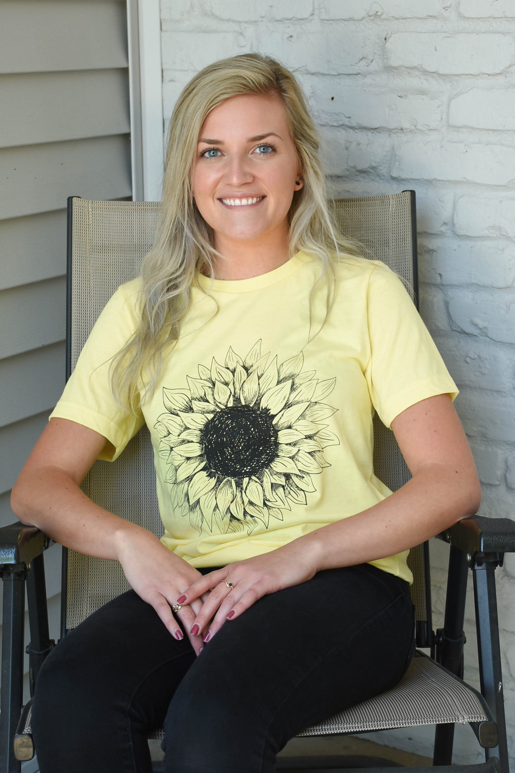 Yellow Loving Sunflower Tee